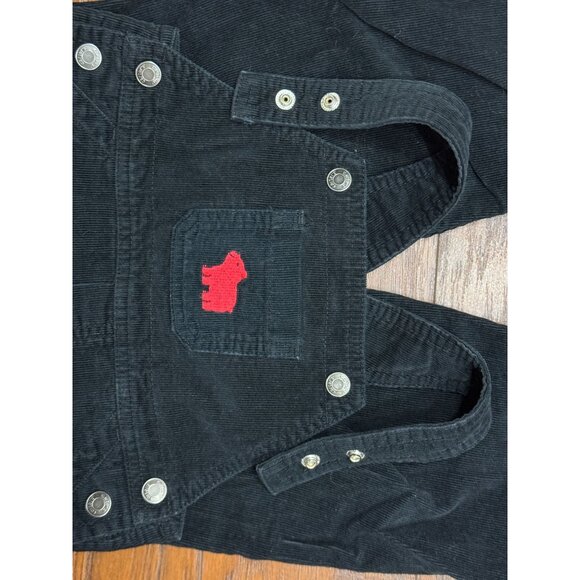 Toddler 2T Denim Corduroy Overalls Bundle 2 Pack Adjustable Straps Farm Patch - Picture 4 of 12